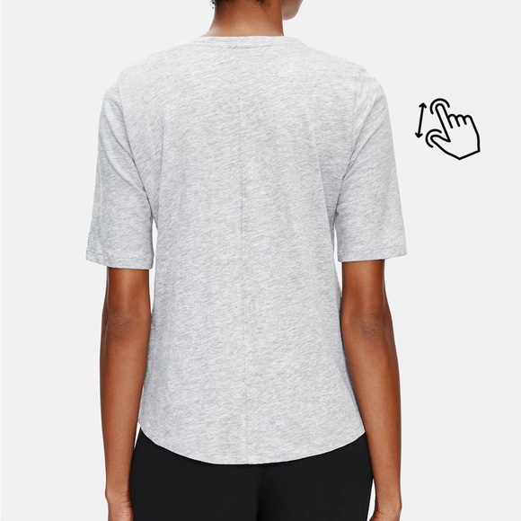 Eileen Fisher Organic Cotton Tee - Picture 3 of 9
